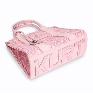 Kurt Geiger NWT canvas Southbank handbag mauve pink